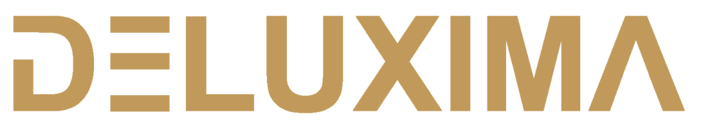 Deluxima Modular Kitchen and Wardrobe Factory Manufacturer logo symbol.